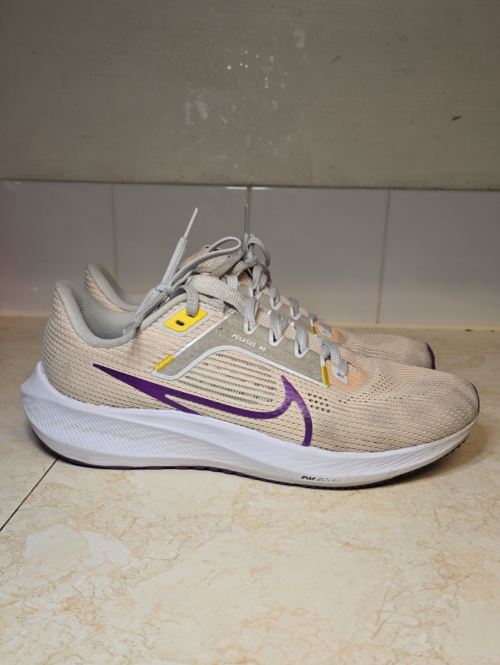 Nike Air Zoom Pegasus 40 Guava Ice/Vivid Purple Running Shoes